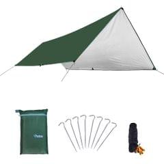 Awning Waterproof Tarp Tent Shade with Pole Folding Camping