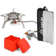 3500W Ultralight Portable Camping Stove with Windshield for