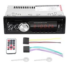 Single Din Car Stereo Receiver BT MP3 Player AM/FM Radio (Black)