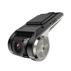 USB Dash Camera Car DVR HD720P, 90? Rotating Lens 170? Wide (Black)