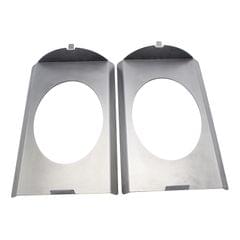 Behind Seat Speaker Brackets Replacement for Chevy C10 (Silver)