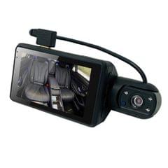 1296P DVR Dash Camera Front & Inside Dual Camera Car Dashcam (Black)