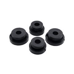 4 Radiator Mounting Rubbers 90 110 2.25, 2.5 Replacement for (Black)