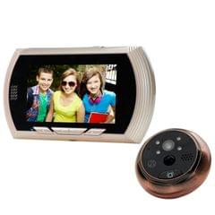 YB-43AHD-M 4.3 inch Screen 1.0MP Door Peephole Viewer, Support TF Card & Night Vision