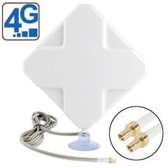 High Quality Indoor 35dBi TS9 4G Antenna, Cable Length: 2m, Size: 22cm x 19cm x 2.1cm