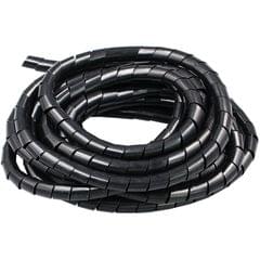 11m PE Spiral Pipes Wire Winding Organizer Tidy Tube, Nominal Diameter: 8mm