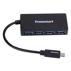 Tronsmart USB-C 3.0 / Type-C 4 Ports HUB for Tablet & Mobile Phone & Hard Disk (Black)