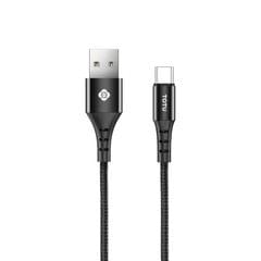 TOTUDESIGN BTA-023 Hard-edged Series USB-C / Type-C Charging Cable, Length : 1m (Purple)
