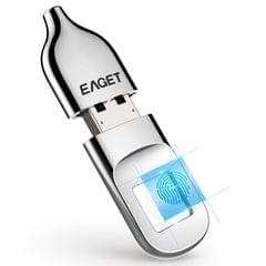 EAGET FU5 32GB USB 2.0 Fingerprint Encryption Password U Disk (Silver)