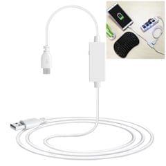 F119 Y Style OTG Function Micro USB Male & USB Female to USB Male Data Charging Cable, For Smartphones / U Disk / Printer / Gamepad / Camera / Mouse / Keyboard