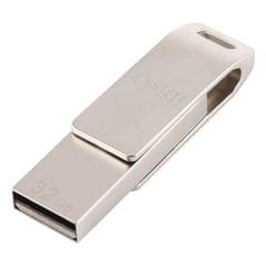 iDiskk U001 32GB 8 Pin Male + USB Female Interface Rotatable USB Flash Drive