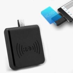 Micro USB Interface Non-Contact High Frequency IC Card RFID Mobile Phone Reader, Random Color Delivery