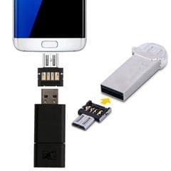 Mini Android Style Micro USB OTG USB Drive Reader, For iPhone, Galaxy, Huawei, Xiaomi, LG, HTC and Other Smart Phones and Tablets Supporting OTG Function