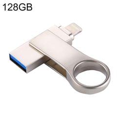 RQW-10D 2 in 1 USB 2.0 & 8 Pin Flash Drive, for iPhone & iPad & iPod & Most Android Smartphones & PC Computer