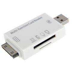 PC and MAC USB Card Reader for New iPad / iPad, Support SD / TF / MS / M2 / MMC Memory Card