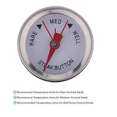 Steak Thermometers Rare Medium Well Done - Pack of 2 - Cook The Perfect Steak for Your Guests Cooking Grilling