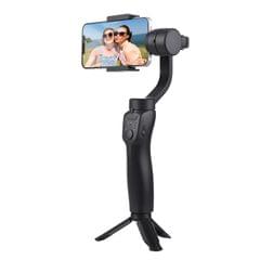 Handheld 3-Axis Smartphone Gimbal Stabilizer Anti-shake Vertical/ Horizontal Use Built-in Battery with Mini Tripod Stand Replacement for iPhone 13/12/11/10Black
