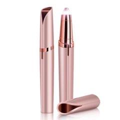 Electric eyebrow trimmer ladies eyebrow trimmer automatic eyebrow trimming shaving instrument hair removal beauty trimmer eyebrow trimmer shaving eyebrows opp bag charging model rose gold