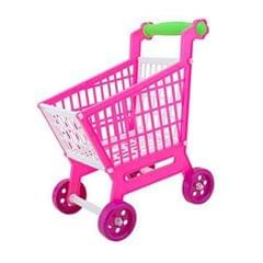 Mini Plastic Children Shopping Hand Trolley Cart for Kids Developmental Pretend Role Play Toy Playset