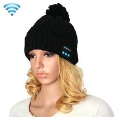 My-Call Bluetooth Headset Beanie Knitted Warm Winter Hat for iPhone 6 & 6s / iPhone 5 & 5S / iPhone 4 & 4S and Other Bluetooth Devices(Black)