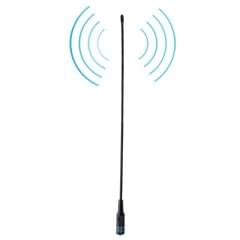 NAGOYA NA-771 144/430MHz Dual Band Flexible Spring Whip SMA-F Handheld Radio Antenna for Walkie Talkie, Antenna Length: 38cm
