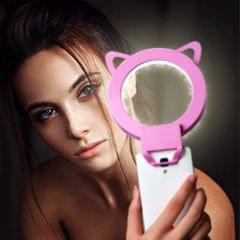 RK13 Anchor Live Broadcast Cute Artifact Cat Ears Shape 3 Levels of Brightness Beauty Fill Light with 36 LED Light