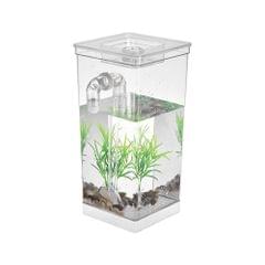 Self Cleaning Small Fish Tank Bowl Convenient Acrylic Desk Aquarium for Office Home Creative Gifts for Children