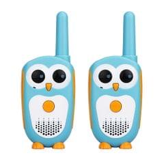 2PCS Retevis RT30 Children Radio Set Civilian Handheld Owl-like Intercom 1 Channel UHF 446.09375MHz Kids Toy PMR License-free Walkie Talkie
