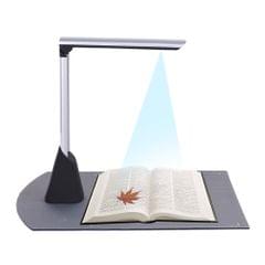 Portable High Speed USB Book Image Document Camera Scanner 10 Mega-pixel HD High-Definition Max. A4 Scanning Size with OCR Function LED Light for Classroom Office Library Bank