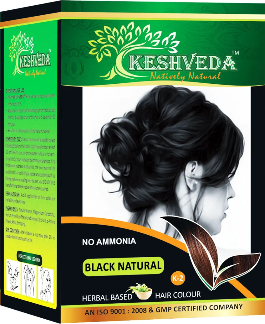 KESHVEDA Black Natural Hair Colour