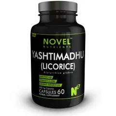 Novel Nutrients- Yashtimadhu (Licorice) 500mg (60 Capsules)