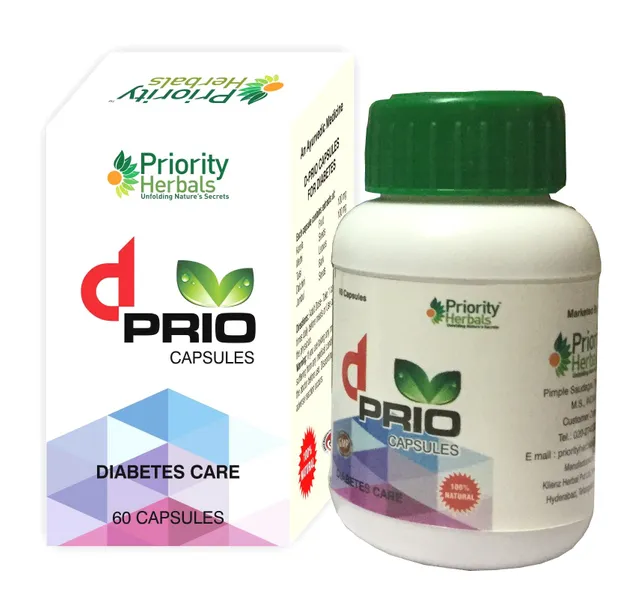 Priority Herbals D Prio Capsules (60 Capsules)