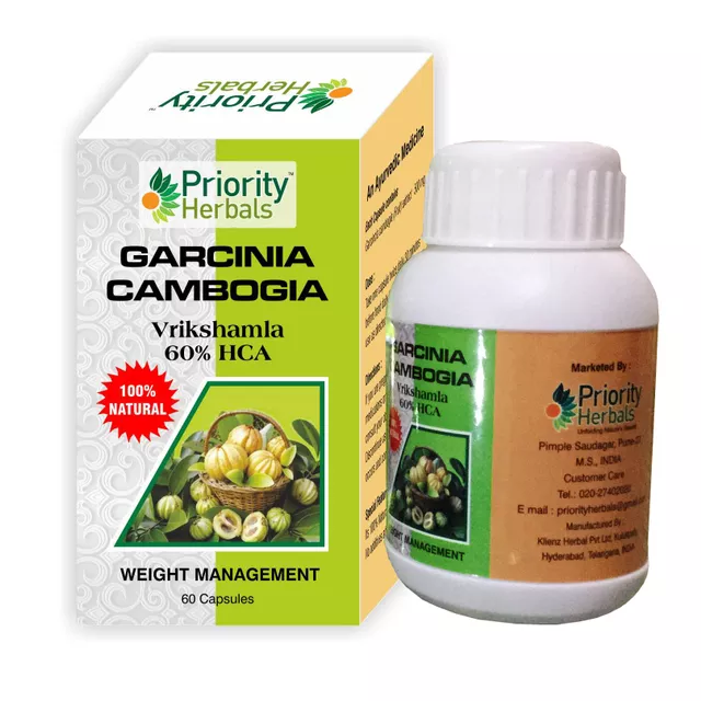 Priority Herbals Garcinia Cambogia Capsules (60 Capsules)