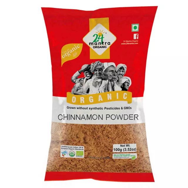 24 Mantra Organic Cinnamon Powder (2 X 100gm)