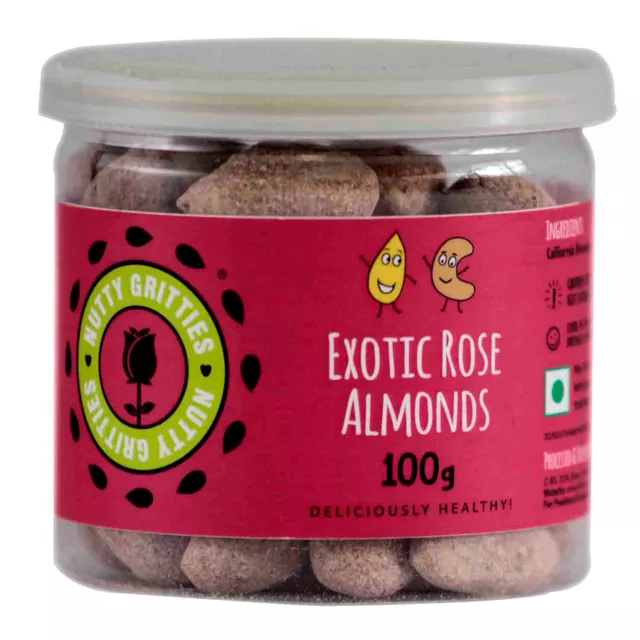 Nutty Gritties Exotic Rose Almonds (180gm)