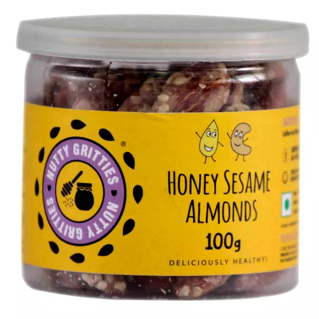 Nutty Gritties Honey Sesame Almonds (180gm)
