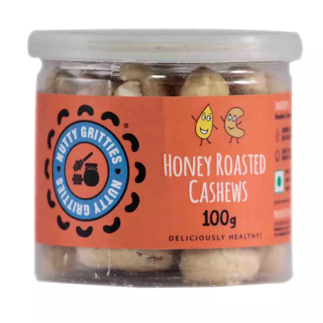 Nutty Gritties Honey Roasted Cashews (180gm)