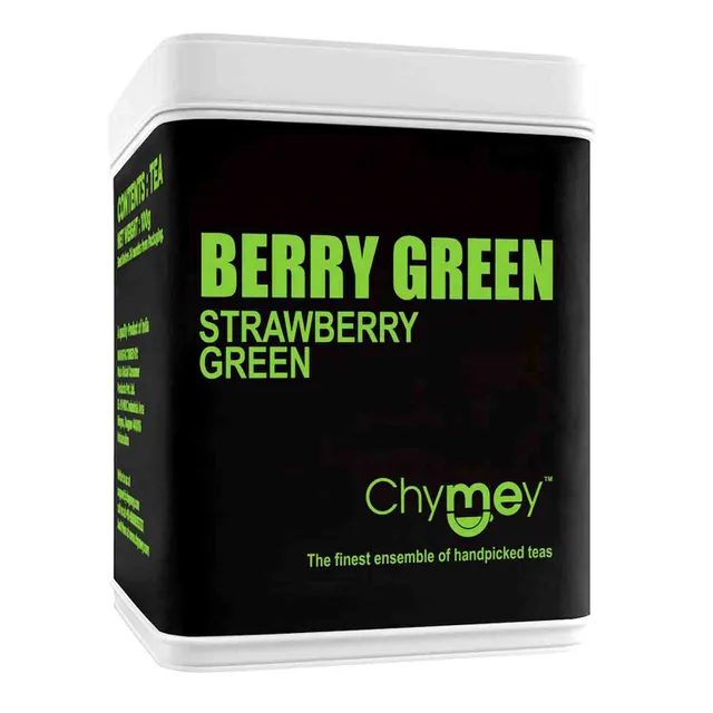 Chymey Berry Green Strawberry Tea Leaves (100gm)