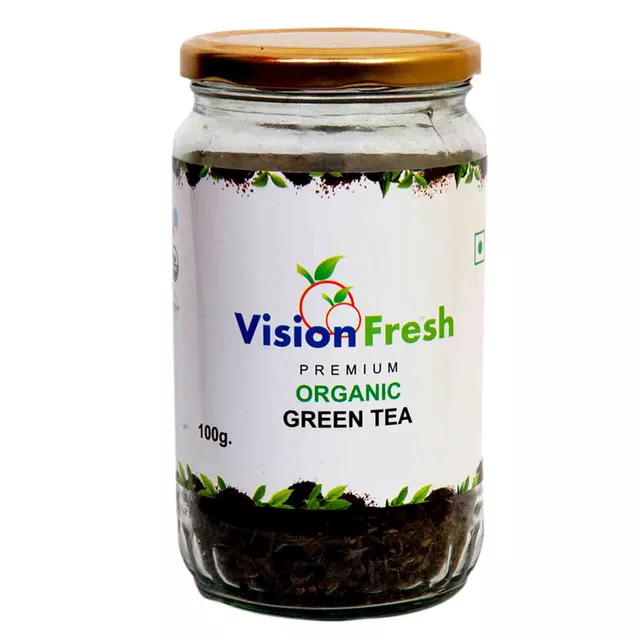 Vision Fresh Organic Green Tea Leaves (2 X 100gm)