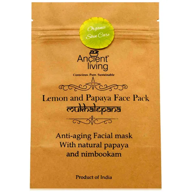 Ancient Living Lemon and Papaya Face Pack (40gm)