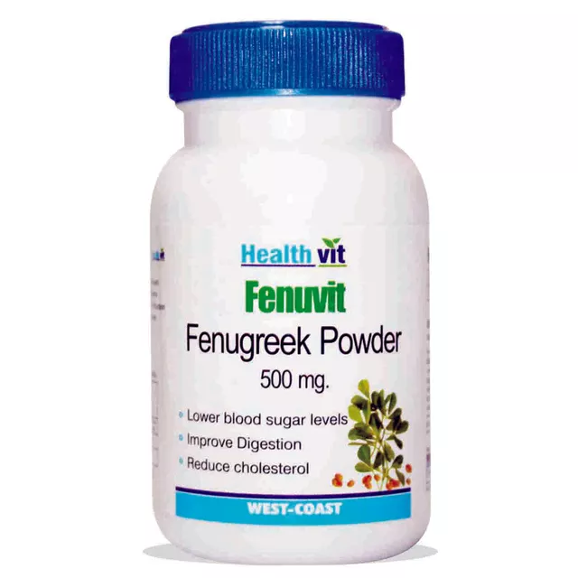 HealthVit Fenuvit Fenugreek Powder 250mg (2 X 60 Capsules)