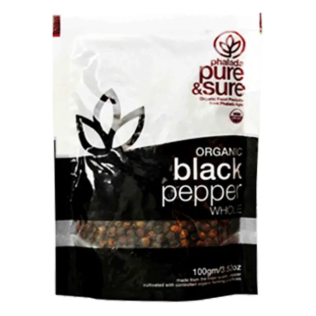 Phalada Organic Black Pepper Whole (2 X 100gm)
