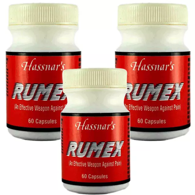 Hassnar's Rumex Capsules (3 X 60 Capsules)