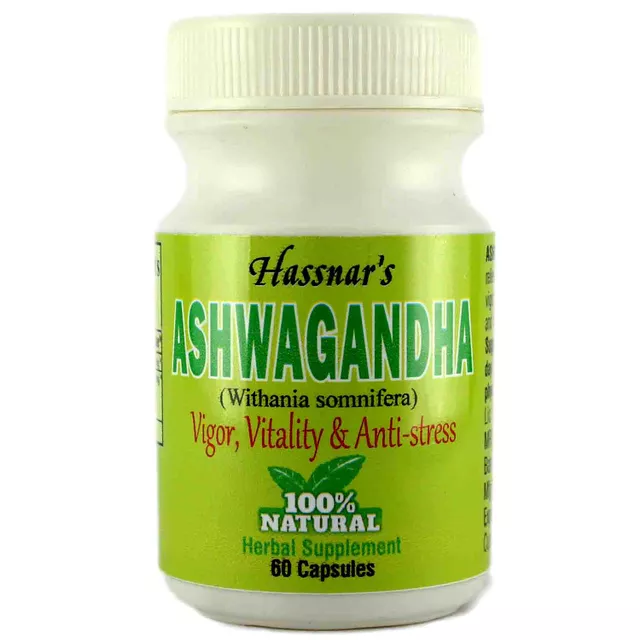 Hassnar's Ashwagandha Capsules (60 Capsules)