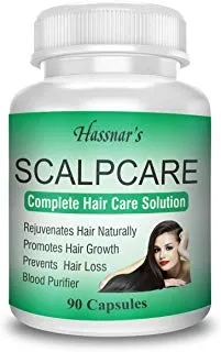 Hassnar's Herbal Supplement for Hair and Scalp Management (90 Capsules)
