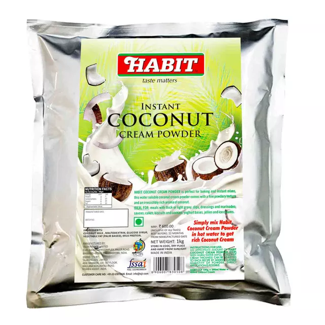 Habit Instant Coconut Cream Powder (1kg)