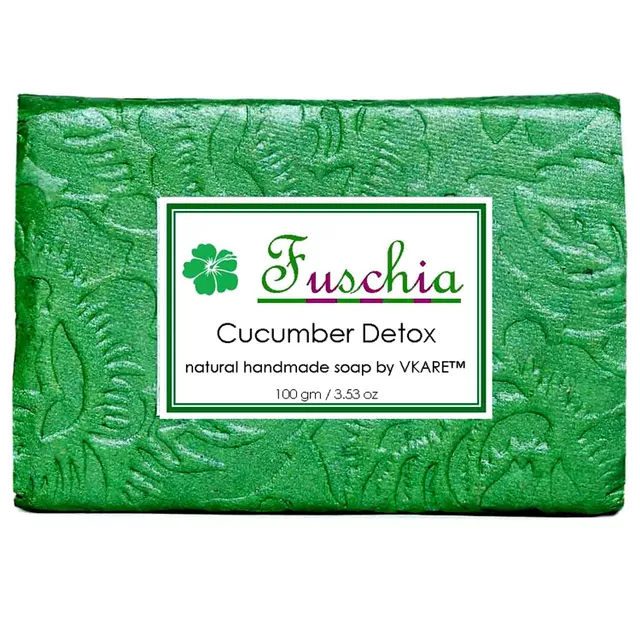 Fuschia Cucumber Detox Handmade Soap (100gm)