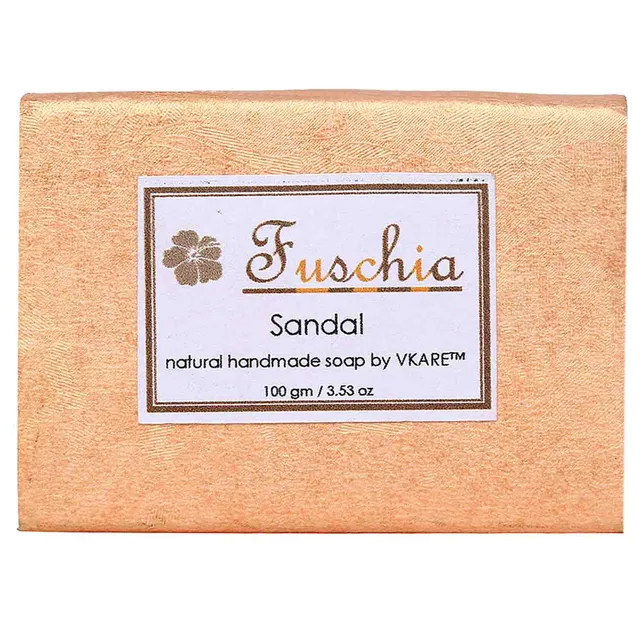 Fuschia Sandal Handmade Glycerine Soap (100gm)