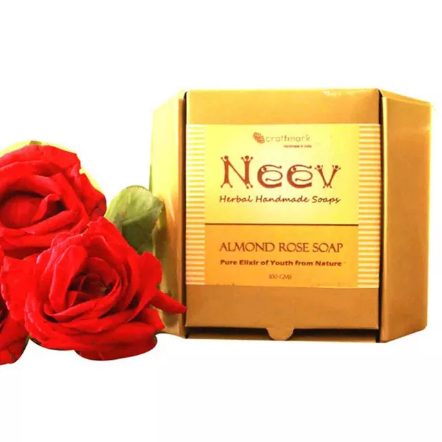 Neev Harbal Almond Rose Soap (2 X 100gm)
