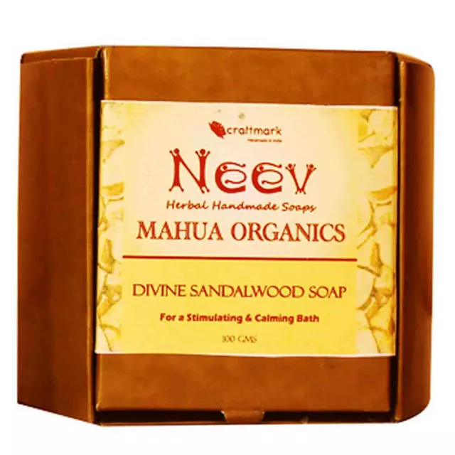 Neev Herbal Mahua Organics Divine Sandalwood Soap (2 X 100gm)